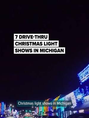 If you feel like walking instead, check out the Wild Lights in the Detroit Zoo or The Carters' Christmas Lights in Marquette. #michigan #christmas #christmaslightshow #travelmichigan #michigantravel