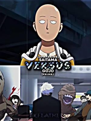 Saitama vs Gojo#saitama #gojo #fyp #foryourpage #fypシ #blowthisup #dontletthisflop #vsdebate #vsbattle #vsedit #battle #exfeather_ #edit 