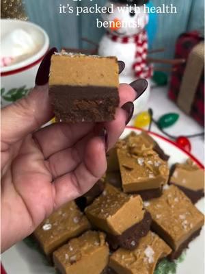 🍫 🥜 🎄 High Protein • Anti-aging • Chocolate Peanut Butter Fudge This fudge recipe is so easy that you can whip it up in minutes, and it’s so delicious that you can take it to parties or serve it to non-healthy eaters and they will never know it’s low carb, high protein, and packed with antiaging benefits!  The secret is using Marigold’s hot cocoa and peanut butter collagen peptides. They’re delicious in liquids as a drink, but they’re also amazing in recipes! They have no junk, sugar, or fillers, are super high in collagen protein and super low in carbs. I love that when I use them I don’t have to use additional sweeteners because they are perfectly naturally sweetened.  Combine 1/2 c sugar-free or low sugar chocolate chips with 6 T butter and melt. Whisk in 2 servings (4 scoops) Marigold hot cocoa collagen and spread in a small parchment-lined container. Pop in the freezer to set while you make the peanut butter layer. Combine 1/2 c peanut butter with 3 T butter and melt. Whisk in 2 servings (4 scoops) Marigold peanut butter collagen peptides. When the chocolate layer is set, spread the peanut butter layer on top and pop back in the freezer to set. Once it is firm, which takes about 30 minutes, pop out of the parchment, slice into squares and serve. I like mine sprinkled with flaky salt! Store in the fridge. Don’t forget to use my cou pon on my page to save moolah on your Marigold collagen peptides! Thanks for watching! 🖤 @Marigoldfoods #collagen #fudge #chocolatepeanutbutter #holidayrecipes #keto #lowcarb #theketodealer #marigoldfoods #ketodesserts