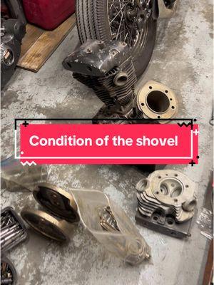 Digging into the Shovelhead motor. #motorcycle #bikelife #harleydavidson #shovelhead #chopper #panhead #sportster1200 #vtwin #harleylife #fyp #foryoupage #biketok #vintageharley #mechanic #sportster #harleydavidsonlifestyle #bikebuild #biker #bikers 