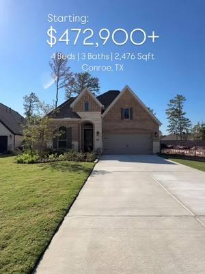 The Artavia community thinks about all your needs 💯 💵 Homes from $472,900+ 📍Conroe,TX 🛏️ 4 Beds 🛀 3 Baths 📐 2,476 sqft Follow me to see more homes like this one! ✨ Click the link in bio or feel free to give me a call. Contact me for all your real estate needs. 📱 (956) 312-1807 ✉️ Manuel@whitehousegp.com #realestate #newhomes #houstonrealestate #interiordesign #dreamhome #houstonhomes #luxuryhomes #houstonrealtor #texasrealtor #luxuryrealestate #openhouse #housetour #hometour #firsttimebuyer #texas #htxrealtor #texashome #texasliving #properties #houston #explore #explorepage #houstonhomesforsale #firsttimehomebuyers #movingtohouston #movingtotexas