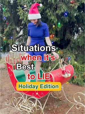 Reminder: You can lie or use vague responses to help you get out of weird situations (without escalating). #situationswhenitsbesttolie #lietosurvive #survival #safetytips #safetyfirst #psa #holidaygifts #empowerment 