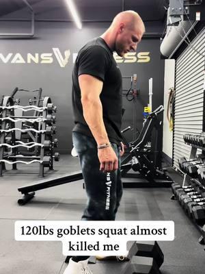 That was fun #gobletsquat #maxoutchallenge #potential #legs #heelselevatedsquats #workoutroutine #bodybuilding #gymtoks 