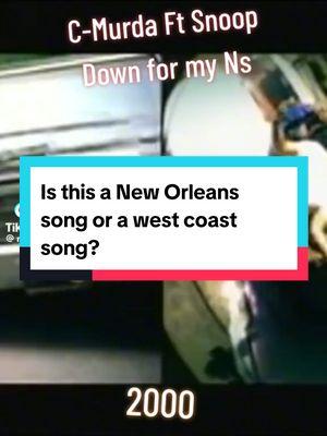 Is the a New Orleans song or a west coast song? #hiphop #hiphopmusic #hiphopculture #hiphopcommunity #music #louisianaproud #louisianastrong #louisiana #deathrowreacords #nolimitrecordsforever #neworleansbouncemusic #neworleansbounce #rapper #rappers #NOLA #neworleans #neworleansbounce #neworleansaccent #neworleanslife #neworleanslouisiana 