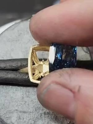 Make one of our most unique engagement rings, the Embankment Ring, with us! #jewelrymaking #jewelry #jewellery #jewellerybusiness#bts #fyp