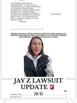 Going for the throat already and the answer deadline hasnt even passed #diddy #pdiddy #seancombs #jayz #beyonce  #diddylawsuit #diddyparty 