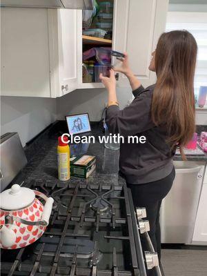 Clean up this mess with me! #kitchen #cleaning #satisfying #cleanwithme #skylightcalendar #asmr #reset #housereset #Home #chaldean #mom 