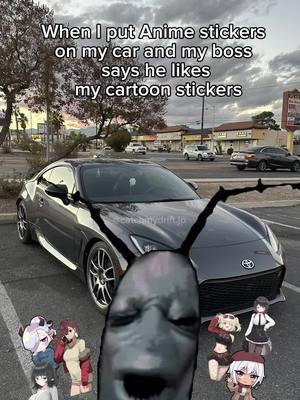 when yo boss a boomer #animecar #itasha #animestickers #animememe #animememesdaily #weeb 