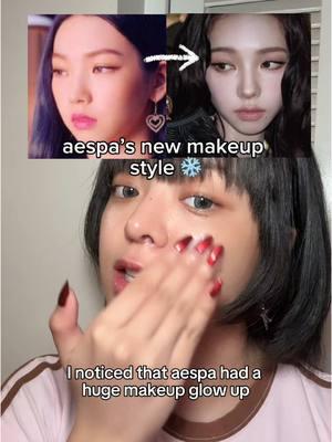 if you feel like your winter makeup is not hitting i say try aespa’s new makeup style: low saturation makeup <33 #aespa #kpopidolmakeup #karina #ningning #giselle #winter #fyp 