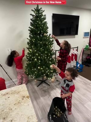 Decorating the Christmas Tree for the first Christmas in our new home 🥺❤️🎄 I miss the brick wall so much in our old home but I’ll figure out a way to make this area magical. For now this is what we have ❤️ #christmasmagic #christmas2024 #decoratingchristmastree #christmastree #happyholidays #firstchristmas #newhome #nonasthetic #tackychristmastree #childhoodmemories #childhoodornaments #christmaslights #christmasstockings 