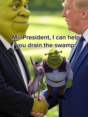 #Meme #MemeCut Shrek 2 is a movie to watch. #shrek2 #MrPresident #swamp 