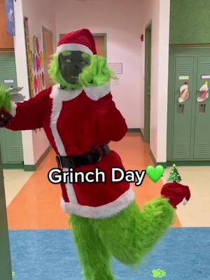 The most fun day in 2nd!! #grinchday #grinchmas #grinchtiktok #teachersoftiktok #tiktokteacher #elementaryteacher #classroomideas #christmasclassroom 