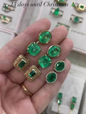 Only 14 days left until Christmas! If you see something you love, DM us for deets! 🎉🎁🚨🍾🎁 www.jrcolombianemeralds.com #emeraldearrings #emerald #emeralds #emeraldcut #christmascountdown #jewelrylovers #jewelryaddiction #jewelryinspiration #bezelsetting #bespokejewellery  #studearrings #emeraldearrings #earringstyle #gemstonejewelry #highjewelry #GemstoneEarrings #DiamondEarrings #SapphireEarrings #RubyEarrings #WeddingEarrings #GoldEarrings #StatementEarrings #EngagementEarrings #JewelryGift #SapphireJewelry #DiamondJewelry #RubyJewelry #colombianemerald #earringsoftheday #earrings On Instagram https://www.instagram.com/colombianemeralds/ We are JR Colombian Emeralds, a family-owned brand specialized in fine jewelry and Colombian Emeralds. Please contact us at 1.800.840.6828 or email us at jrcolombianemeralds@gmail.com