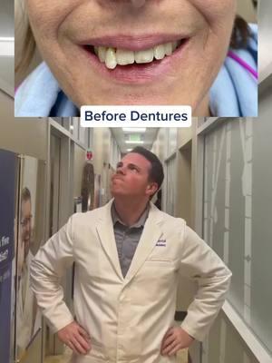 A smile makeover that changes everything. ✨🦷 See how dentures can transform your smile - Book a visit to your local Aspen Dental today. #AspenDental #dentures #smiletransformation #smilemakeover #affordabledentures #dentureconfidence #denturesmile #partialdentures #fulldentures