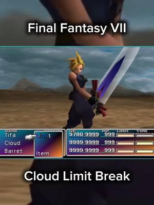 Final Fantasy VII Cloud Limit Break #finalfantasytiktok #finalfantasy #ff7 #ffvii #ff7remake #ffviirebirth #limitbreak #cloud 