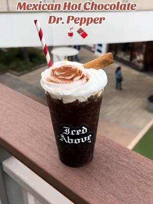 Who would try this? 🤎 🍫🥤 #icedabove #hotchocolate #mexicanhotchocolate #hotchocolate #dirtysoda #drpepper #drinktok #torrance #delamo #delamomall #southbay #southbayfoodie #redondobeach #longbeach #losangeles #lafoodie #thingstodoinla #lathingstodo #holidaydrinks #fyp 