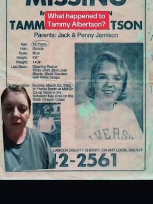 I have such a hard time believing that there are no clues! #tammyalbertson #truecrime #truecrimestory #truecrimecase #truecrimecases #truecrimecommunity #truecrimetiktok #truecrimetok #truecrimetoks #truecrimeallthetime #truecrimeanytime #unsolved #unsolvedcases #unsolvedcase #unsolvedmystery #unsolvedmysteries #strangetruecrime #strangecases #scarycrime #truecrimetiktoks #greenscreen 