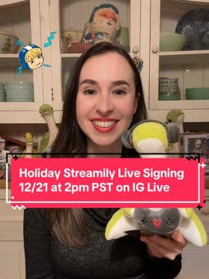 Holiday @Streamily signing Saturday, December 21 at 2pm PT! ⚡️Just in time to get yourself or your loved ones holiday gifts! 🎁🎊🎄 #Wattson action figures, Funko Pops, Nessies, Mochikororins, Comics and Prints! 🧡💙 To order your signed Wattson goodies, go to the link in my bio or: Streamily.com/JustineHuxley You can use code HOLIDAY for 10% off your order until 12/15. . . . . . #wattsonapexlegends #wattsonapex #apexlegendswattson #apexwattson #wattsonfunko #wattsonfunkopop #streamily #apexlegendsnessie #nessieapex #nessieapexlegends #wattsonvoiceactor #apexlegendscommunity #autographsigning #apexlegendsgame #funkopops #apexlegends #apexcommunity #apexlegendsfanart #voiceactor