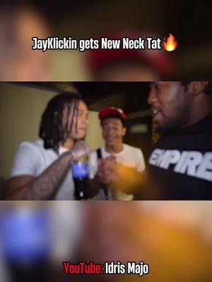 #jayklickin gets new tat #idrismajo #idrismajoclips #fy #fyp #viral #foryou #foryoupage 