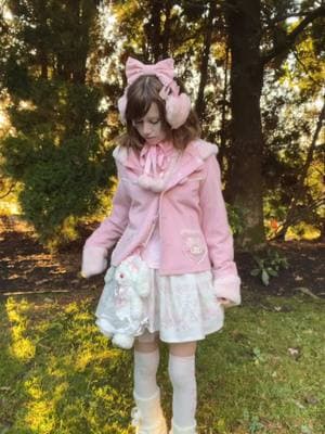 pink bunny ootd 🎀 ⋆˚✿˖° 𐙚 ₊ ⊹ ♡ ⋆˚✿˖° 𐙚 ₊ ⊹ ♡ #jfashion #livingdoll #angelicpretty #lizlisa #himekaji #dollette #coquette 