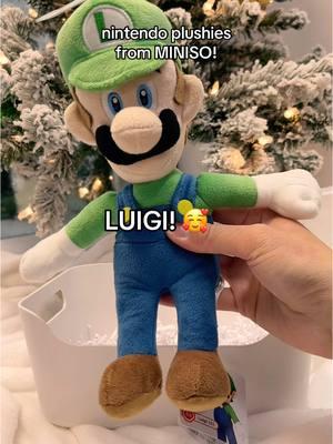 come find luigi and more at MINISO! 😍 #MINISOUSA #luigi #nintendo #mario #kirby #nintendoswitch #nintendoplush #nintendoplushies #nintendocollection #nintendofan #nintendofans  #plush #plushies #plushtoys #plushie #plushdoll #plushtoy #plushy #plushiesoftiktok #plushcollection 