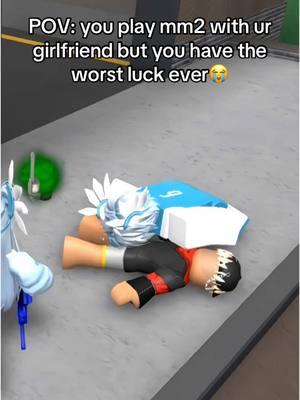 I Have the worst luck😭@bon #mm2 #roblox #robloxfyp #mm2fyp #mm2roblox #bonandamari 