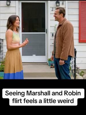 Seeing Marshall and Robin flirt seems weird from the series “Shrinking” on AppleTV Season 2 Episode 10 #apple #appletv #shrinking #jasonsegel #cobiesmulders #marshalleriksen #robinscherbatsky #howimetyourmother #himym #himymtiktok #Love #flirting 