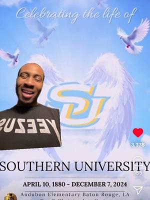 Jackson State Alum are just petty 😂 Somebody created a funeral program for Southern University because they lost the SWAC CHAMPIONSHIP 🤣 #swac #hbcu #southernuniversity #jacksonstate #jsu #su #hbcupride #bandhead #rip 