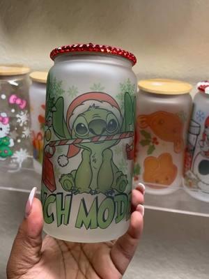 Grinch - mas 🎄 #thegrinch #grinchmas #mrgrinch #youreameanone #glassmug #glassmugs #glasscups 