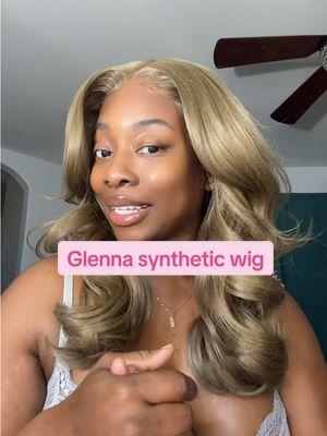 Yall really be missing out when it comes to synthetic wigs. #ashbrownwig #glennawig #layeredwig #syntheticwig #viralwig 