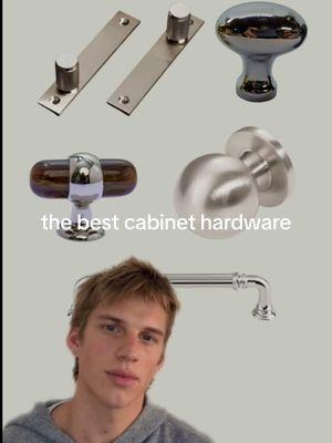 easy way to elevate your cabinetry 😄 comment if you want to where a certain knob/pull is from! #cabinethardware #knobs #pulls #cabinetry #DIY #homedecor #interiordesign 