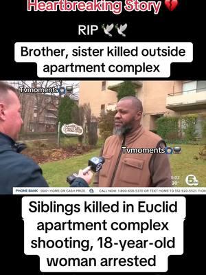 Siblings shot and killed outside apartment complex #Ohio #Cleveland #euclidohio #Euclid #greenridge #shooting #murder #murdermystery #crimejunkie #truecrimestory #apartment #fyp #fypシ #viral #viralvideo #tvmoments🙆🏻‍♂️📺  