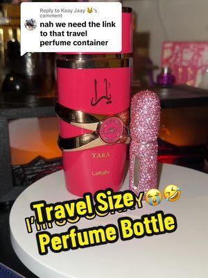 Replying to @Kaay Jaay 😽 #travelsize #perfumebottle #perfumeonthego  