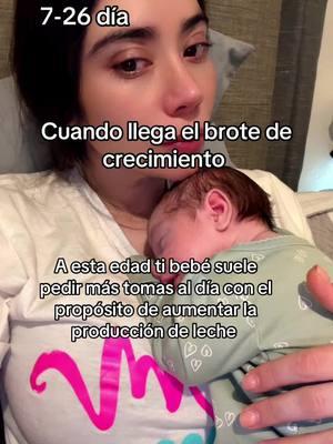 Brote de crecimiento #👶🏼🤱🏼🍼#mamaprimeriza #postparto #lactancia #newborn 