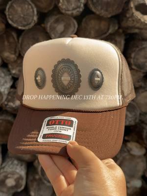 Who doesnt love neutrals? #trending #fyp #customhatbar #truckerhatbar #westernaccessories #brandedhatbar #customsartwork #conchotruckerhat #hatbandsforcowgirls #grannysquares #westernphotography #customhatshop #handburnedhat #handburneddesign #custombrandedhat #featheredtruckerhat #westernfashion #hatartist #hatarttiktok 