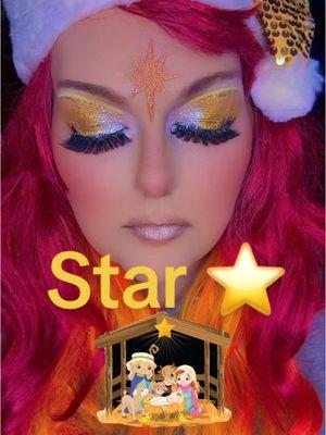 #star #starlook  #starofbethlehem #christmasmakeuplook #makingeverysmilecount #winter #winter #terracecookmua #supportforsupport🥰 #