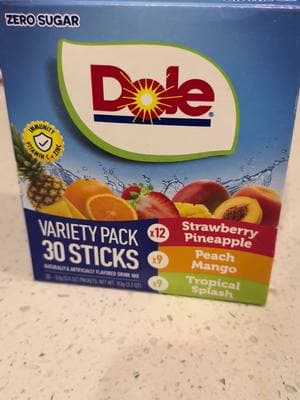 I’m in love with these little packets. #fyp #foryou #dole #health #waterenhancers #fitness #waterintake 