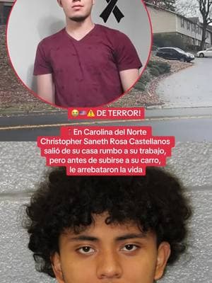 📍En Carolina del Norte  Christopher Saneth Rosa Castellanos  salió de su casa rumbo a su trabajo,  pero antes de subirse a su carro,  le arrebataron la vida  #latinosenestadosunidos🇺🇸 #latinosenusa🇺🇸 #latinosenusa #migranteslatinos🇺🇲🇺🇲 #migrantes_latinos #latinosenlosangeles #latinosenutah #latinosenmiamiflorida #hispanosencalifornia #latinosenmassachusetts #latinosentexashouston #larinosenmaryland #latinosenvirginia #latinosenorlandofl #hispanosenmiami #latinosenmiami #latinosenwashington #latinosenflorida #latinosenorlando #latinosenoregon #latinosenmississippi #latinosenmichigan #latinosenidaho #latinosenaustintexas #latinosenkentucky #latinosennewyork #latinosennuevayork #latinosenarizona #latinosenkansas #latinosennebraska #latinosencalifornia #latinosencolorado 