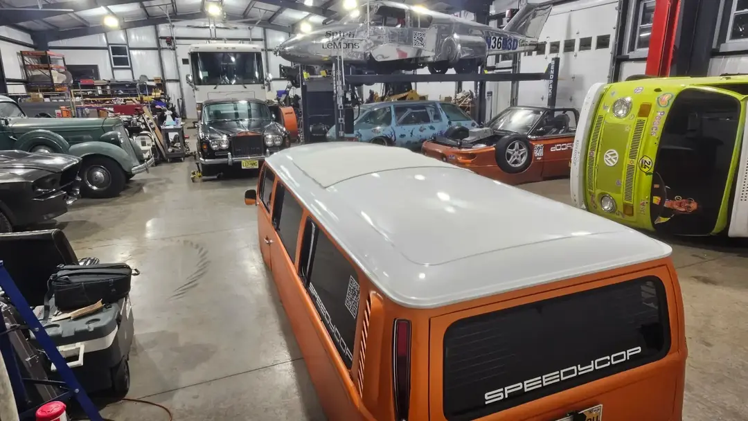 You can only pick one. Which one are you choosing? - #GL1TCHY the #worldsshorteststreetlegalVWbus  - #TrippyTippyHippyVan  - #UpsideDownCamaro  - #AMCPacer #Fishbowl  - #SpiritofLemons #streetlegal #airplane #racecar  - #Eleanor  - #Packard120  - #greypoupon Mobile Dispensary - #dutchstar tenement on wheels