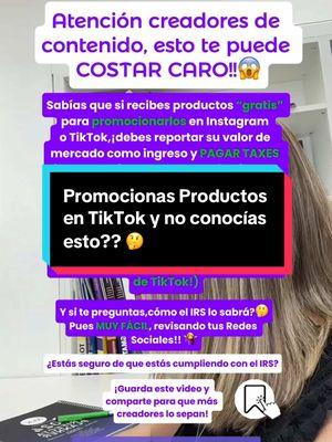 Ya conocías que debes reportar el FMV de estos productos en tus impuestos?? **Contenido Educativo solamente, NO es CONSEJO Profesional, SIEMPRE consulta con tu Contador o Abogado cómo debes proceder 👍 #creadoresdecontenidotiktok #tipsdeimpuestos #taxes2024 #impuestos2024 #tipsdetaxes #aprendeconunacpa #taxespersonales #mercadodeafiliados #ventasporcomision #tiktokshoptips 