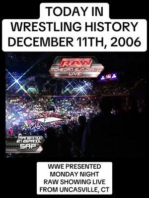 #TodayInHistory #WrestlingHistory #WrestlingMoments #2006 #WWE #MondayNight #Raw #Program #Opening #Segment #WrestlingTok #WrestleTok #BachPac   