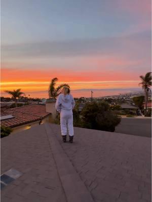 Yes, that is the ocean and no, i never get tired of sitting on the roof staring at it #sunset #sunsets #redondobeach #southbay #coolhouse 