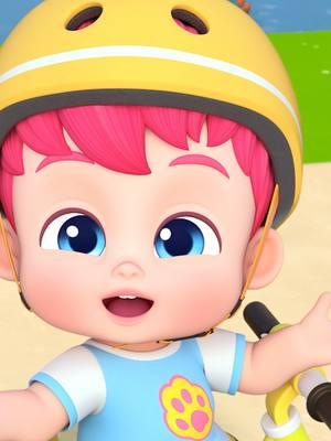 🚲When riding a bike, you must wear elbow pads! #safe #safety #bike #riding #Bebefinn #Bebefinnsong #education #nurseryrhymes #tiktokkids #baby #bebes #animation