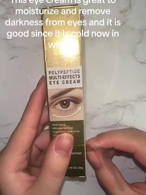 This eye cream works so well and so hydrating! #skincare #skincareroutine #eyecream #hydratingeyecream #fy #fyp #fypシ #fypシ゚viral #fypage #fyppppppppppppppppppppppp 