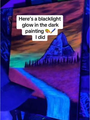 Art that keeps on giving 🎨🖌️🖤 #zkartistry #manifesting #artvibes #oldart #blacklightart #glowinthedark #painting #wallart #wallartdecor 