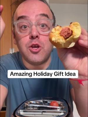 You have been cooking your hotdogs wrong because you are not using this amazing toaster I got on TikTok shop. This is the perfect gift for a foodie or secret Santa. This is the gift idea that makes everyone smile who loves hotdogs. #GiftIdea ##HolidayGift #HotDogs #foodgift #christmas 