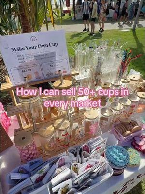 😝Here’s how I can sell over 50 cups in every market😉 I have been in the market for over 3 years and have found that customers love to purchase custom products rather than the pre-made products available in the market.  This is because it can indeed create a sense of uniqueness and a special connection for your customers.  They also love to watch how you make their product. By providing a glimpse into the creation process, you are not only offering transparency but also adding value to the products themselves. For me, I will place all the UVDTF cup wraps on the table and allow customers to choose the design. I will also let them mix and match designs so they can participate in the process of creating a cup. #markettips #beercanglass #craftmarket #craftmarketsaustralia #craftshow #craftshop #craftshowprep #farmermarket #marketsetup #marketdisplay #uvdtfcupwraps #uvdtftransfer #uvdtfsticker #uvdtfprinting #uvdtfwraps #australia #markettrends #ConSantanderConecto 