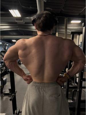 back has been growing #gym #gymedit #GymTok #fitness #FitTok #bodybuilding #posing #aesthetics #discipline #training #dbz #motivation #bulk #pumped #back #212 