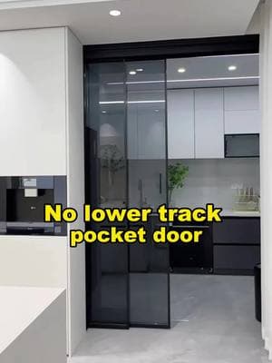 Self cushioned trackless pocket door for easy cleaning. #pocketdoor #pocketdoors #slidingdoor #slidingdoors #door #aluminium #alloy #interiordesign #install #tottme #tottmetal