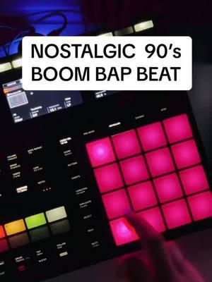 Nostalgic 90's Boom Bap Beat on the #maschinemk3 #boombapbeats #boombap #beatmaker #sampledbeats #choppingsamples #hiphopbeats #nyrap #rapduet #hiphop #beats 